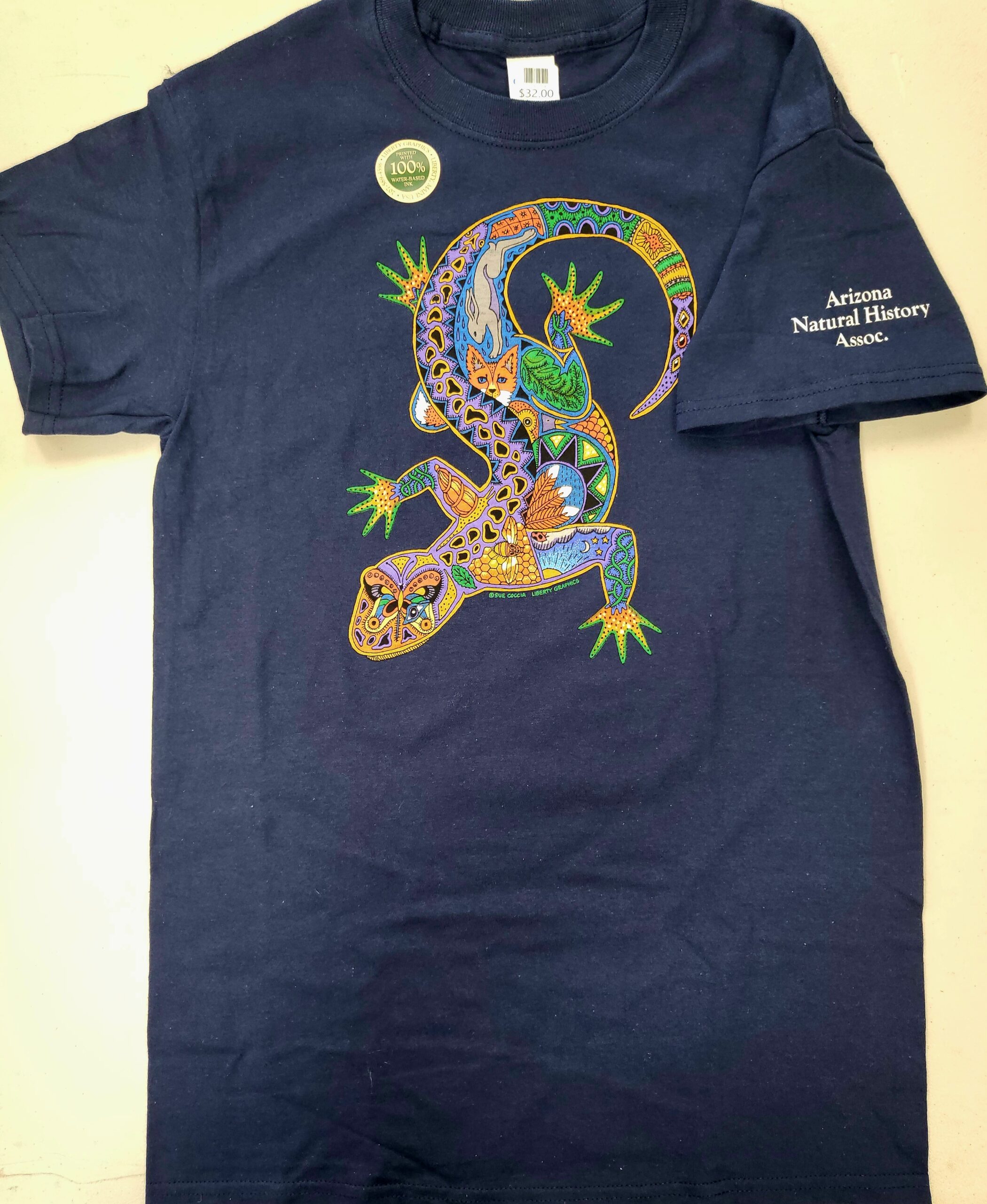 Lizard T-Shirt | Arizona Association History Natural